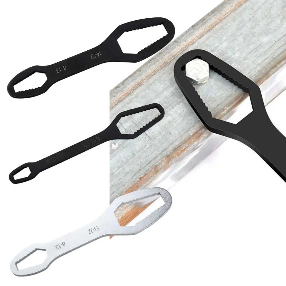 Гаечный ключ многофункциональный торцевой с храповым механизмом 8-22 мм для