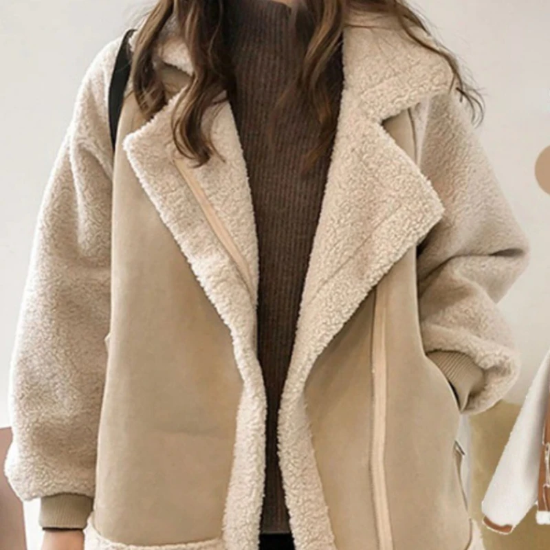

Harajuku Jacket Coats Woman Winter Clothes Motorcycle Suit Thickened Top Fashion Tops 2022 Women Varsity Bomber Loose