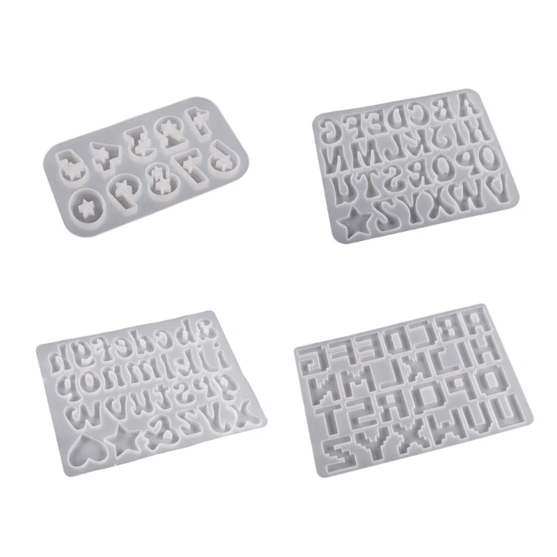 

Number Mold DIY Letter Pendant Resin Mold Crystal Epoxy Silicone Mold Keychain Multipurpose Mould 40GB