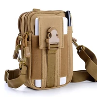 outdoor sports tactical shoulder bag molle waist pouch utility mens running mobile phone holder hunting bags military edc pack