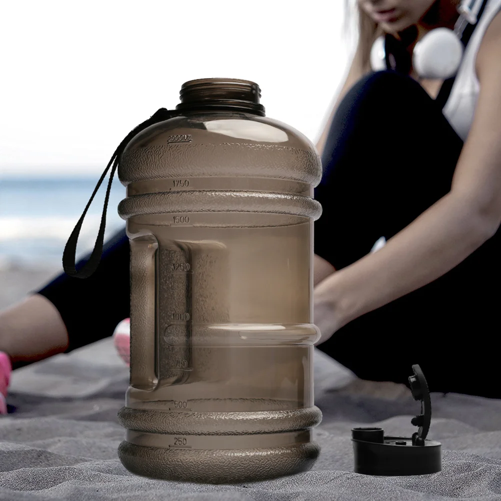 

Water Bottle Drink Jug Cup Gym Travel Kettle Portable Fitness Leaf Design Beverage Container Athletic Family Capacity High