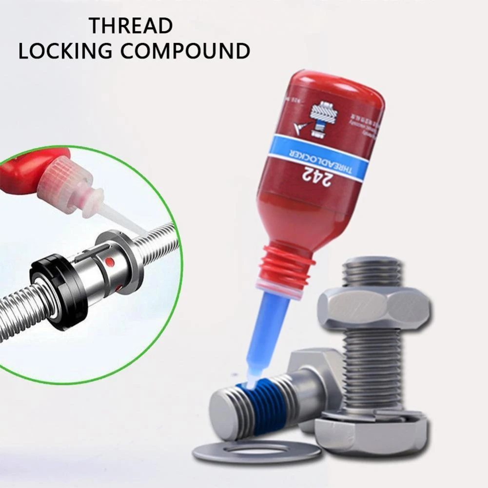 

2pcs 10ml Threadlocker 242 Metal Sealers Sealing Anaerobic Glue Thread Locking Adhesives Screw Fastening Liquid