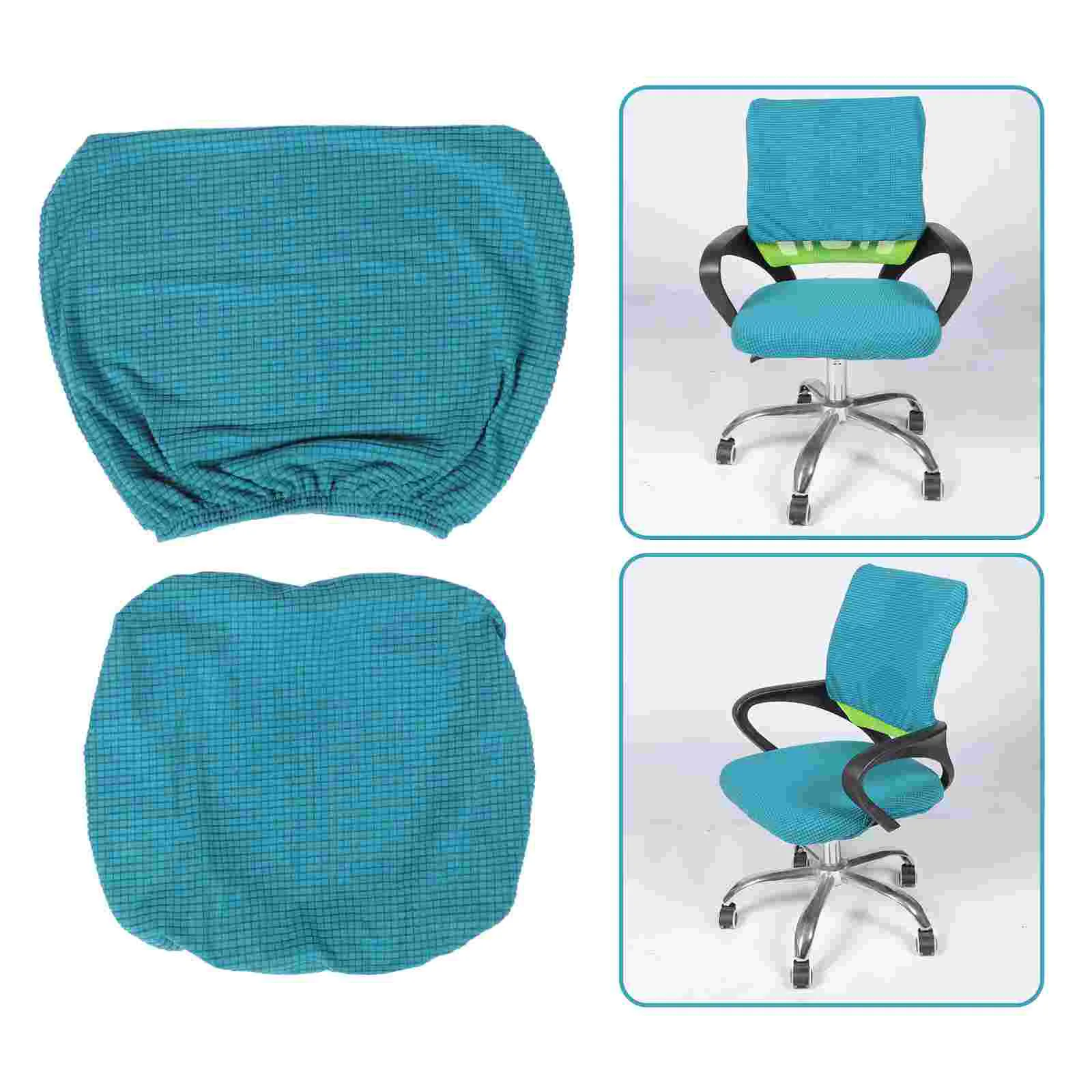 

Chair Cover Office Computer Covers Slipcovers Stretch Protector Slipcover Desk Removable Comfortable Convenient Household