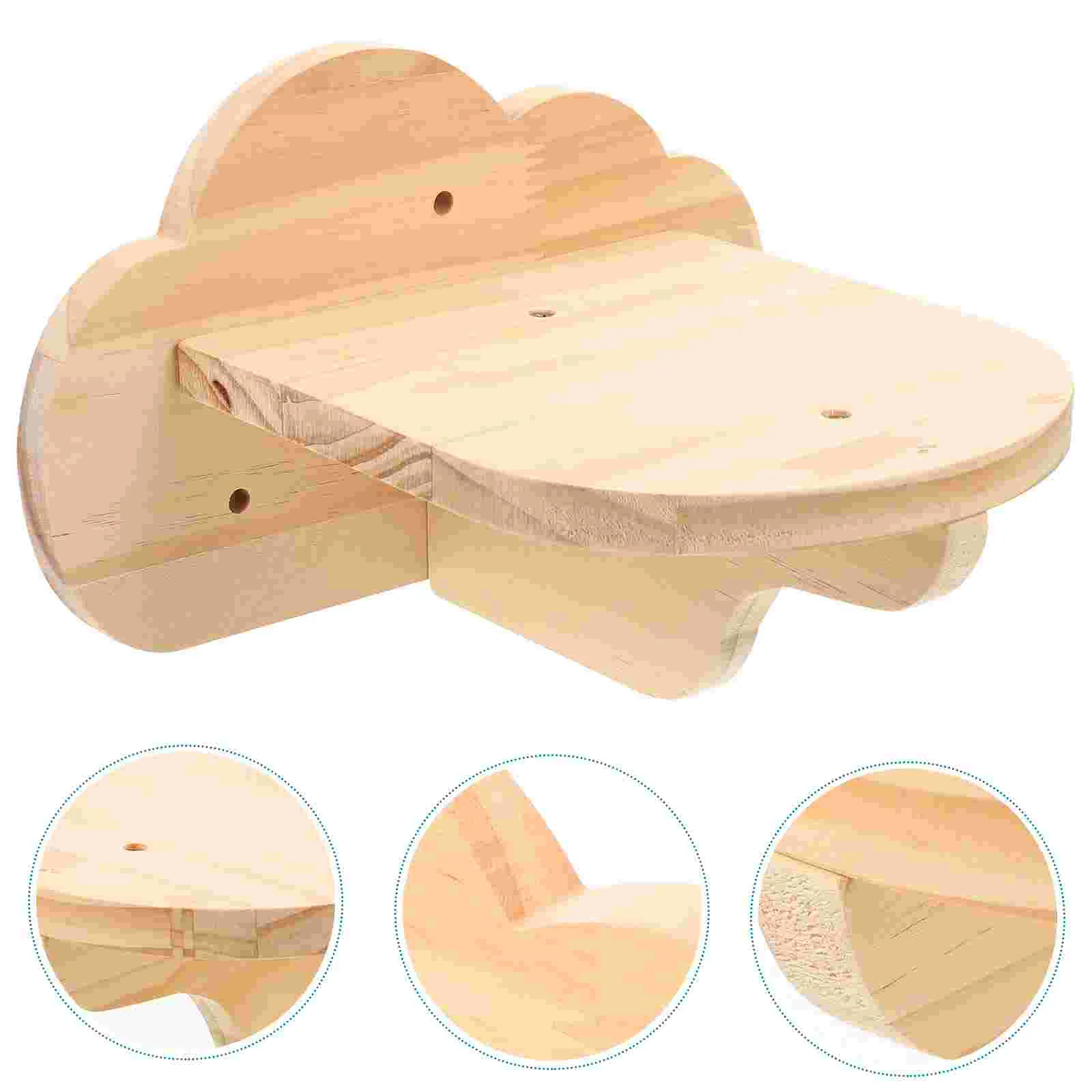 

Pet Supplies Wood Shelves Racks Steps Wall Kitten Platform Climbing Mount Shelf