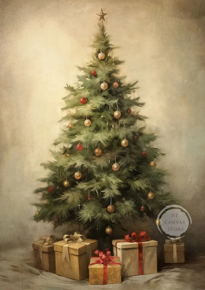 

Настенный плакат "Санта Клаус" на холсте