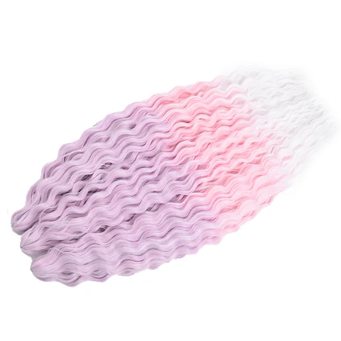 Синтетические волосы BUDABUDABUDA Ariel Curl Water Wave Twist 22 дюйма