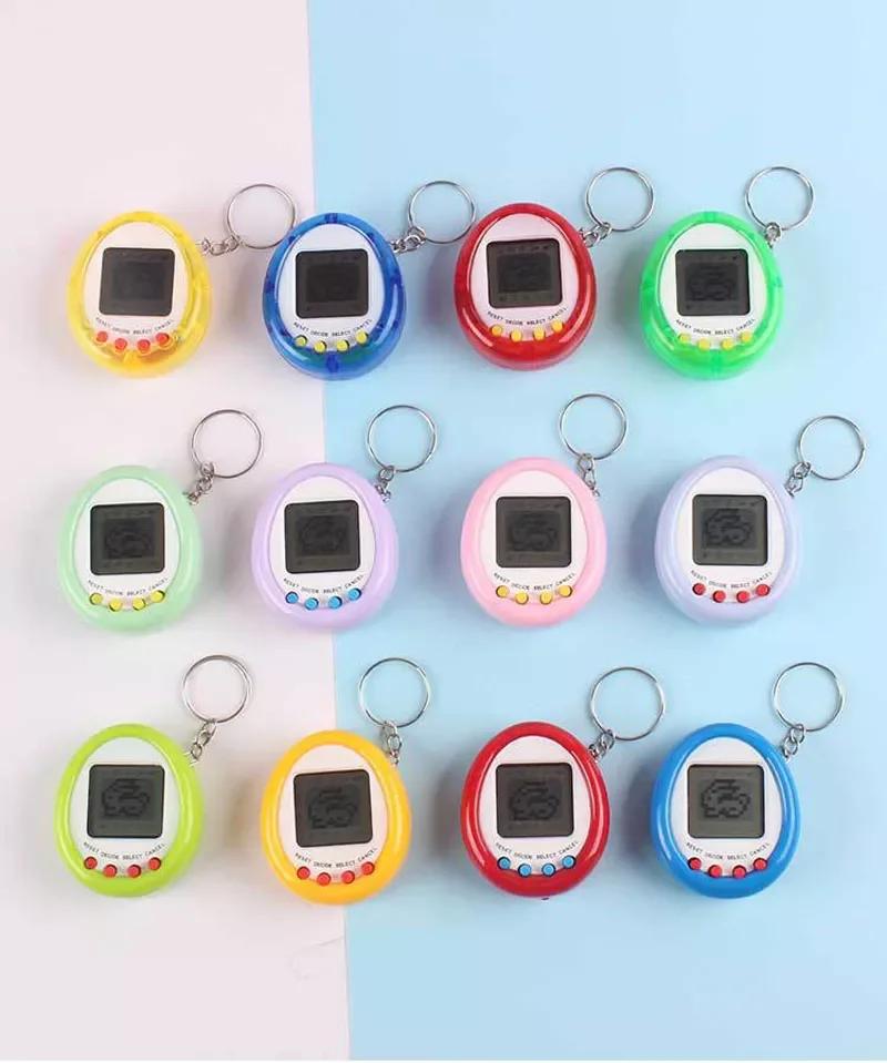 

90S Nostalgic Tamagotchi Electronic Pets Console Kid’s Toy Portable Keyring Funny Virtual Cyber Toy Christmas New Year Gift
