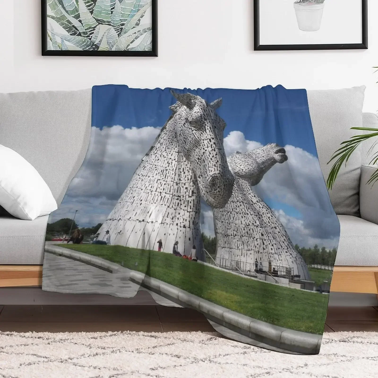 Одеяло The Kelpies Helix Park Falkirk волосатые одеяла для диванов
