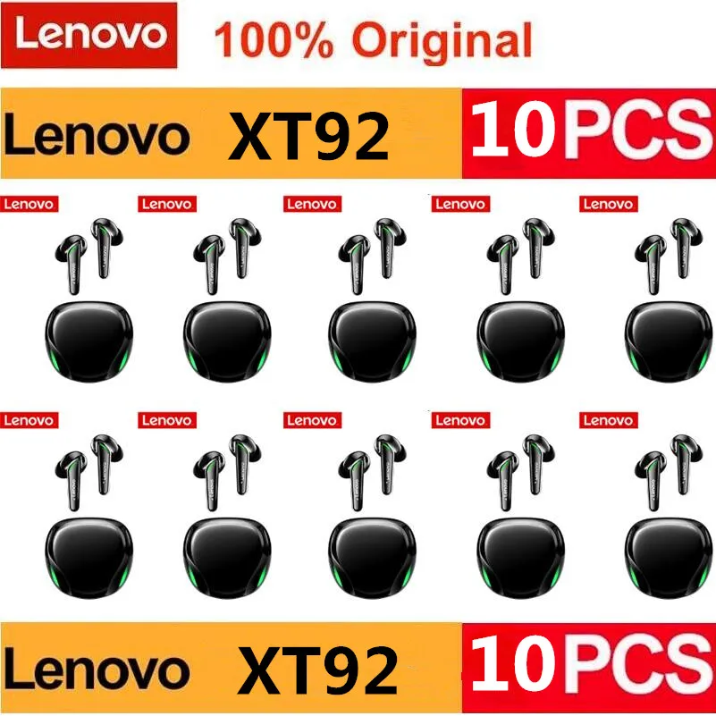 10 Pcs/lot Lenovo XT92 Wireless Headphones TWS Bluetooth Ear