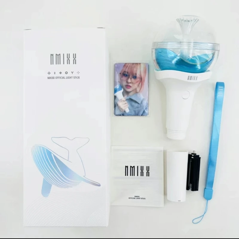 NMIXX Light Stick Корея Kpop Lightstick Светящийся стержень Концертная лампа Вечеринка Вспышка Флуоресцентные игрушки Хип-хоп Вспышка Стержень Подарок фанатам (art.: 3920cffacf938) - 3920cffacf938