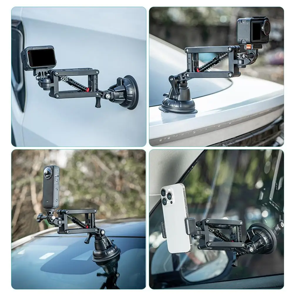 Для DJI Pocket 3/осе Z 4 ось автомобильный кронштейн на присоске для спортивной камеры