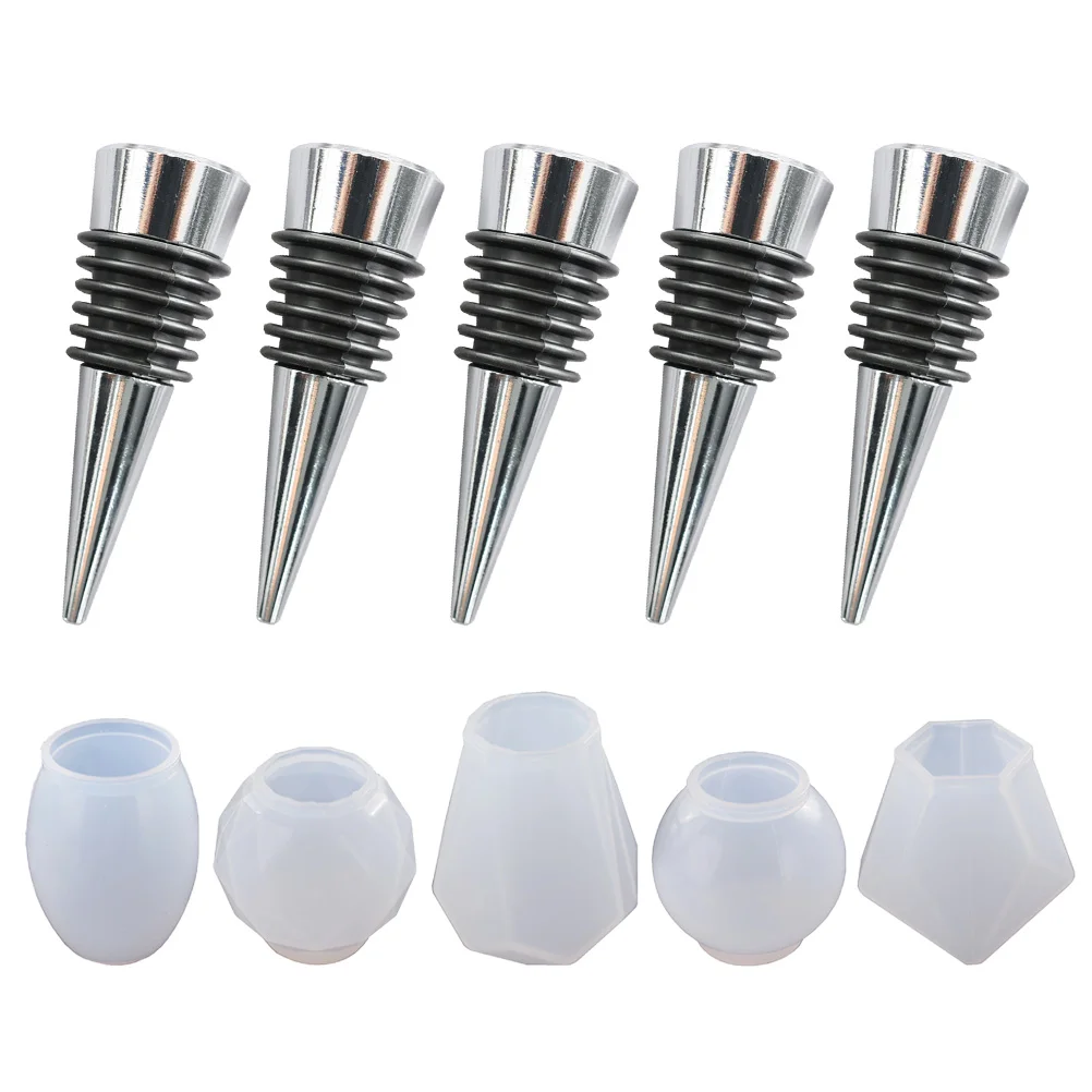

1 Set of Decorative Stoppers DIY Stopper Molds Silicone Molds DIY Accessories