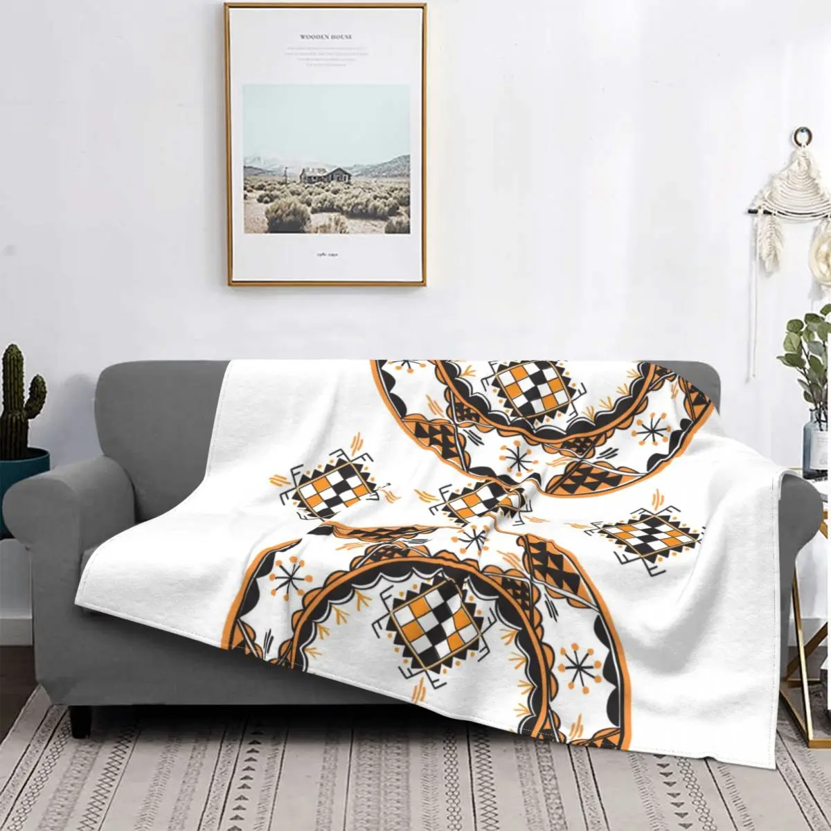 

Одеяло Z Imazighen s, теплый клетчатый фланелевый ковер Kabyle, плед Amazigh для дома, дивана, офиса, путешествий