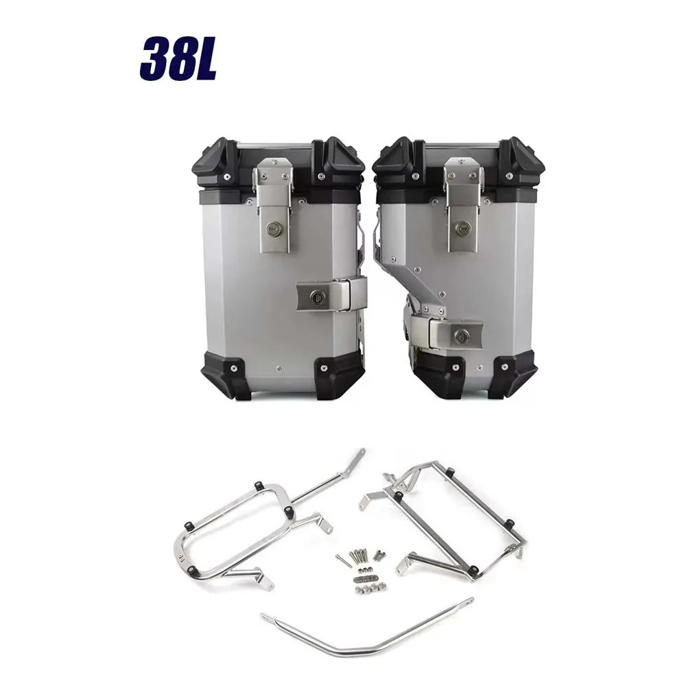 

Подходит для Honda Africa Twin 38L CRF1000L ADV, выхлопная система мотоцикла, правая алюминиевая коробка CRF1100L, кронштейн для багажа, рамка боковой коробки