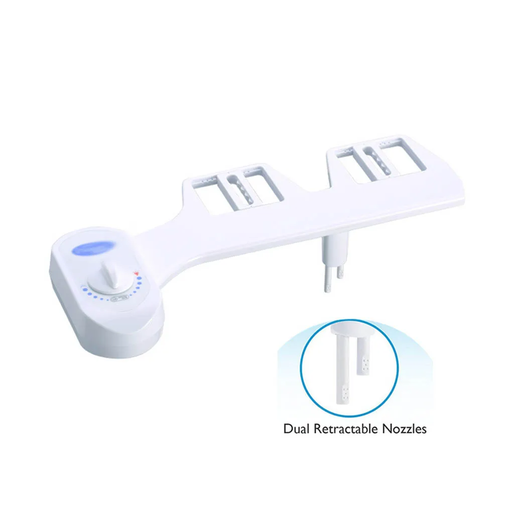 

Toilet Hygiene Machine Double Adjustable Mechanical Water Wash Bidets Unisex Bidet Shower Accessory Seat Attachment