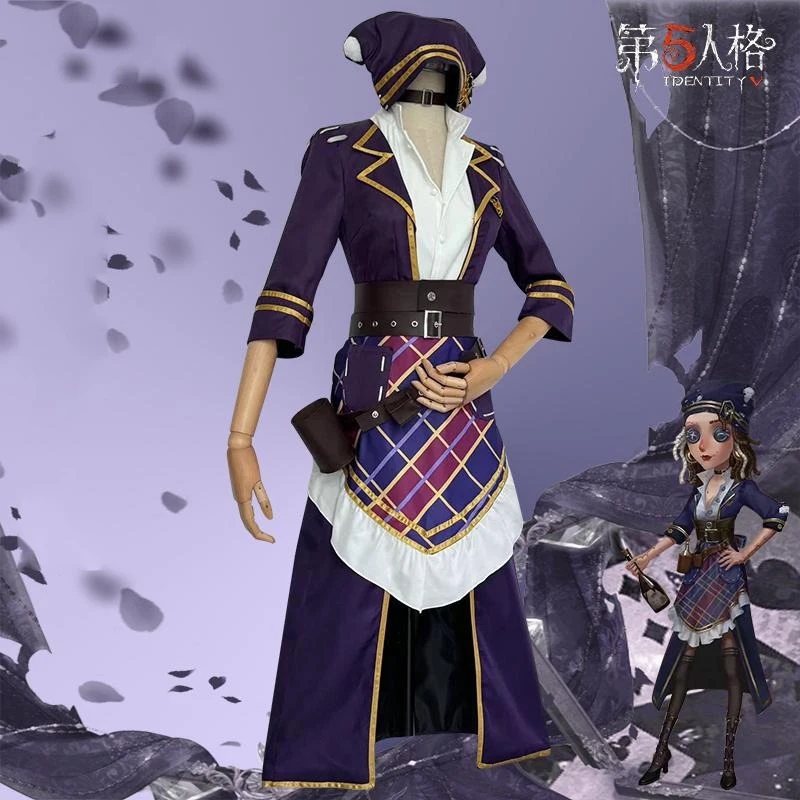 Костюм для косплея Game Identity V Demi Bourbon Barmaid необычный праздничный костюм униформа на