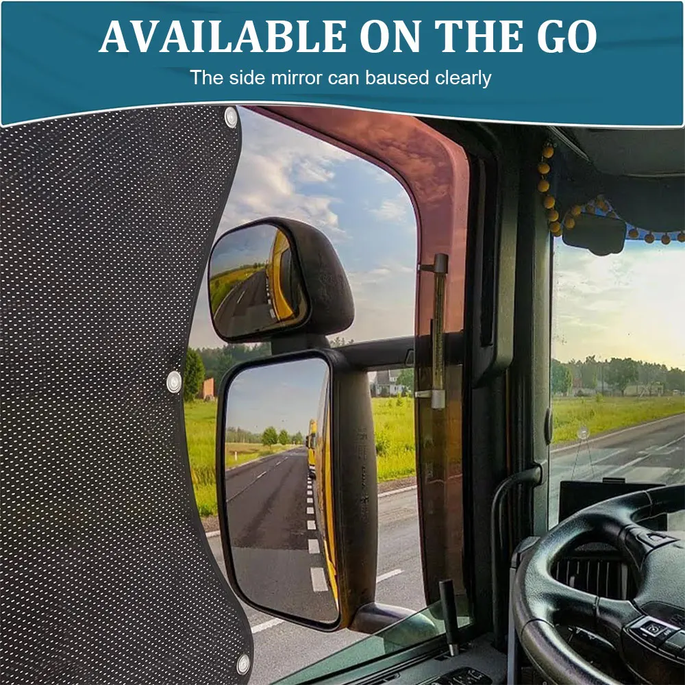 2 шт. солнцезащитный козырек на боковое окно для полугрузовика автофургона Semi Truck