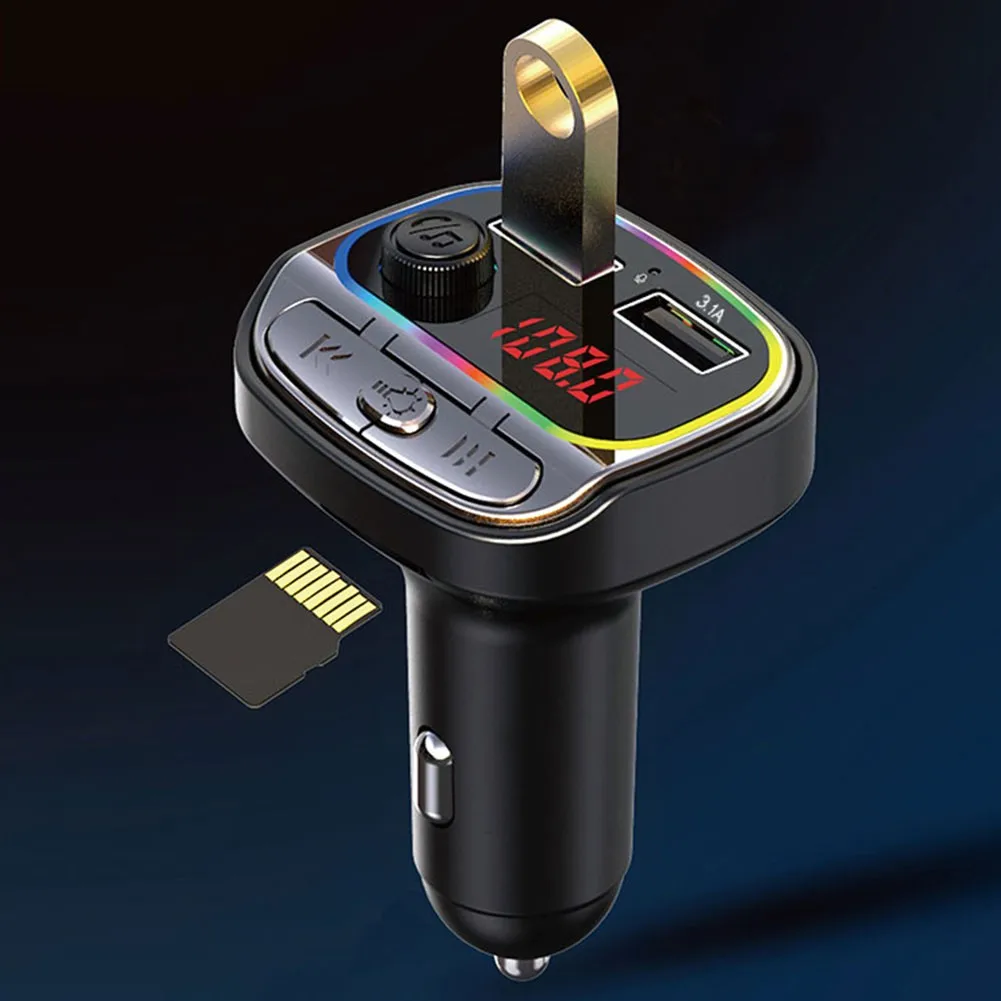 

FM-трансмиттер автомобильный с 2 USB-портами и поддержкой Bluetooth 5,0 + EDR