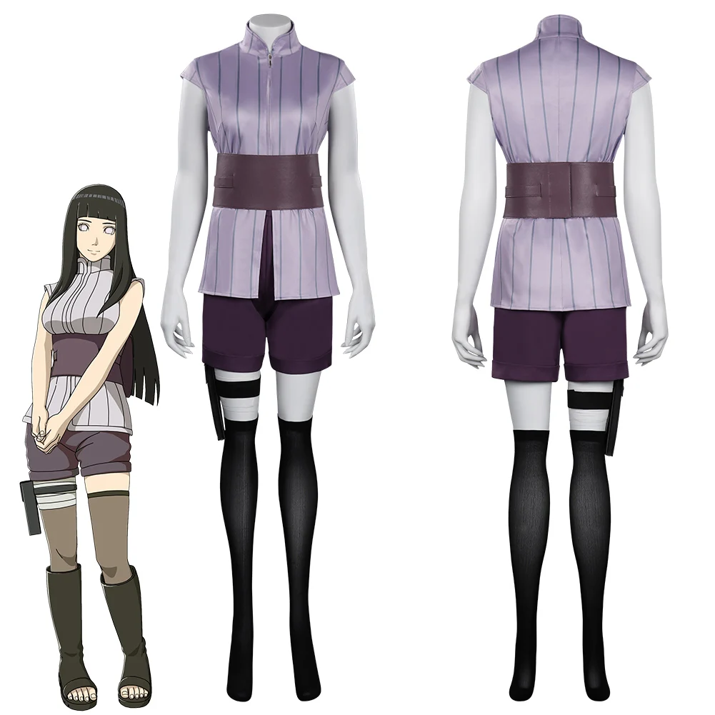 

Hyuga Hinata Cosplay Costume Outfits Halloween Carnival Suit