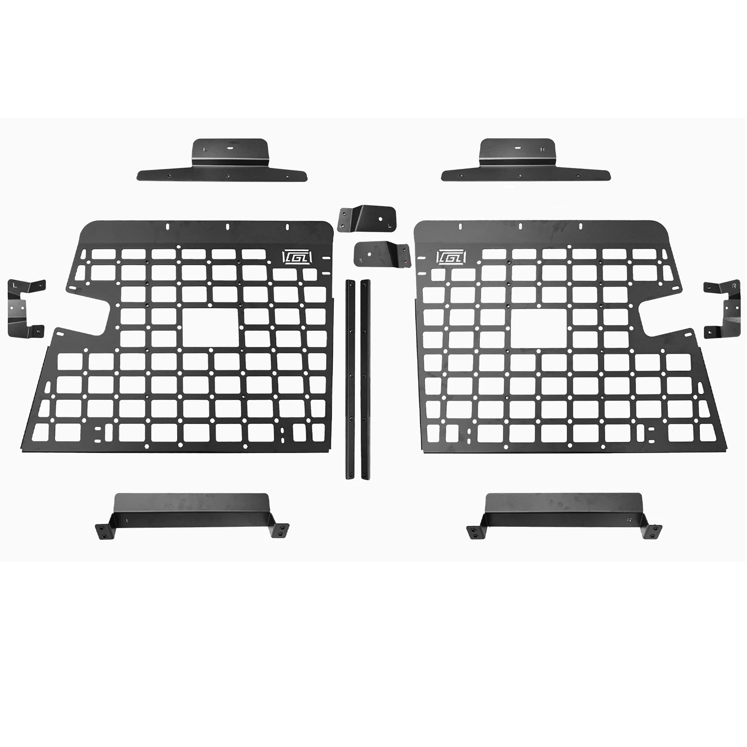 

Для Toyota Land Cruiser 76 LC76 2007-2025: Панель для хранения в боковом окне, органайзер для мусора в багажнике, панель Molle