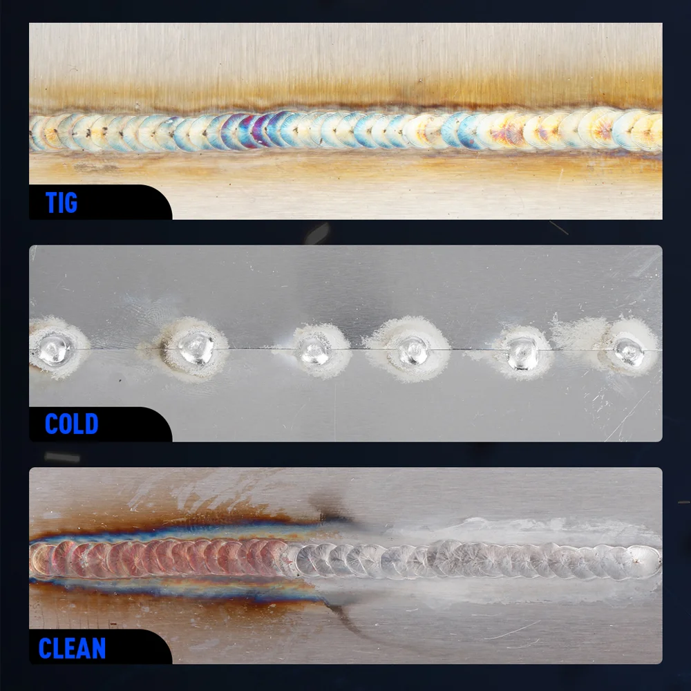 ANDELI 110/220 В Холодная сварочная машина TIG Pulse Clean MMA Stick 4 в 1 Сварочный аппарат