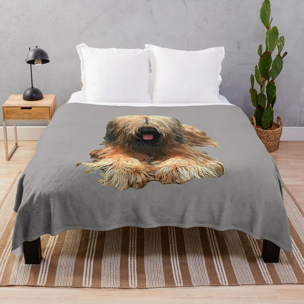 Briard The Stylish Look Плед Красивые роскошные персонализированные подарки Декоративные