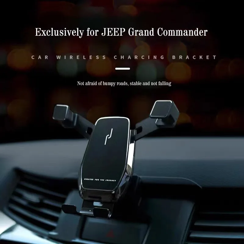 

Автомобильный держатель для мобильного телефона для Jeep Grand Commander 2018-2021, крепление для смартфона, автомобильный Стайлинг, кронштейн, GPS-подста...