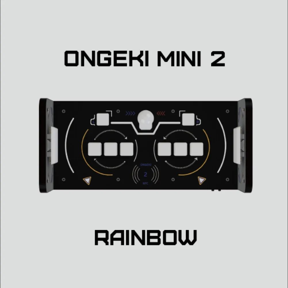 Для ONGEKI Mini RGB игровой контроллер аркадная консоль мини-клавиатура для джойстика