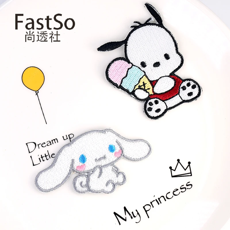 Детская модная нашивка на одежду вышивка утюг заплатках для одежды пуховик