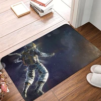 astronaut and space bath non slip carpet spacewalk bedroom mat entrance door doormat home decoration rug