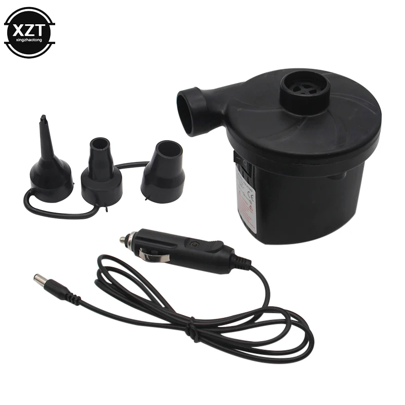 Портативный электрический воздушный насос 12 В постоянного тока матрас для лодки