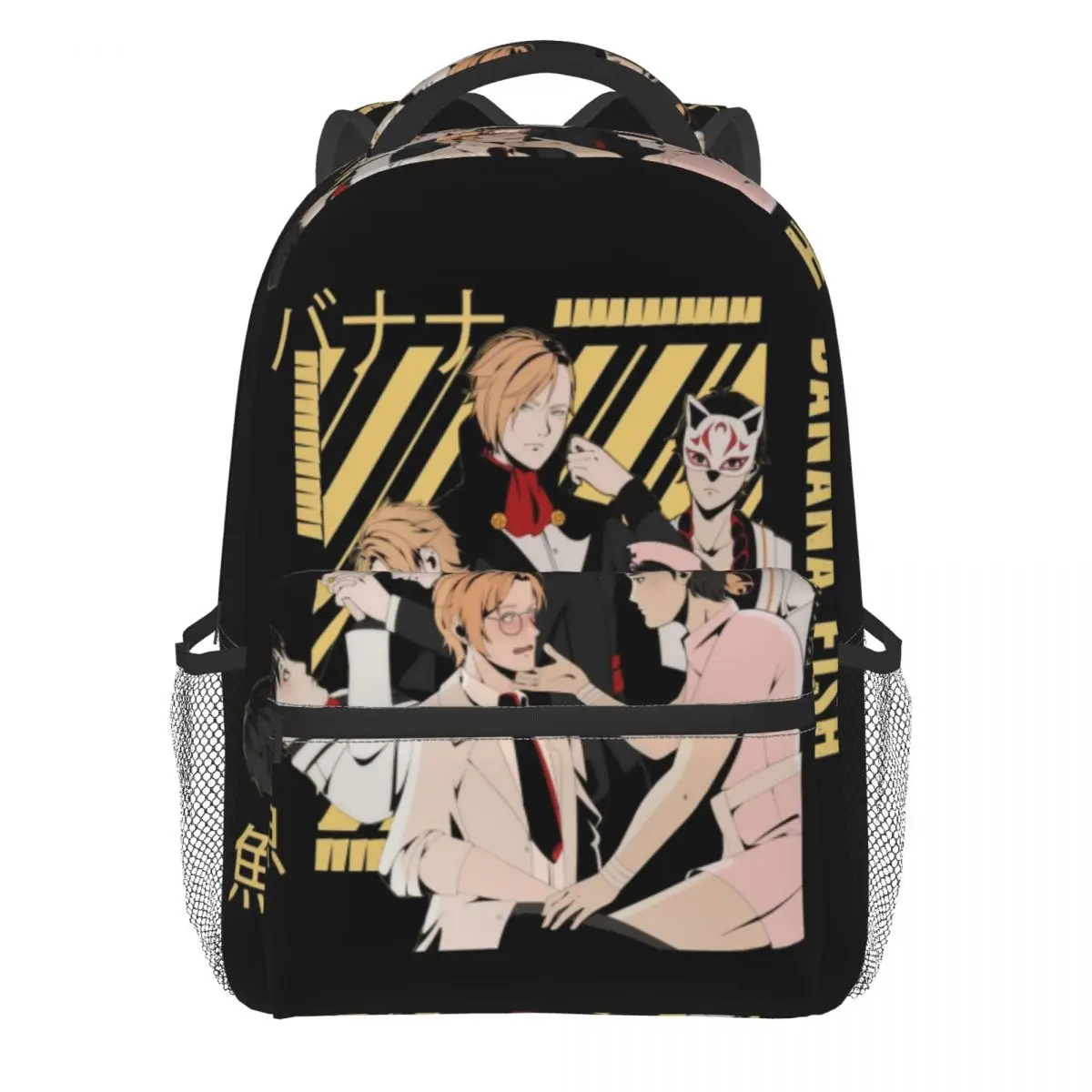 

Banana Fish Backpack anime manga ash lynx eiji okumura Outdoor Backpacks Women Men Fashion School Bags Design Large Rucksack