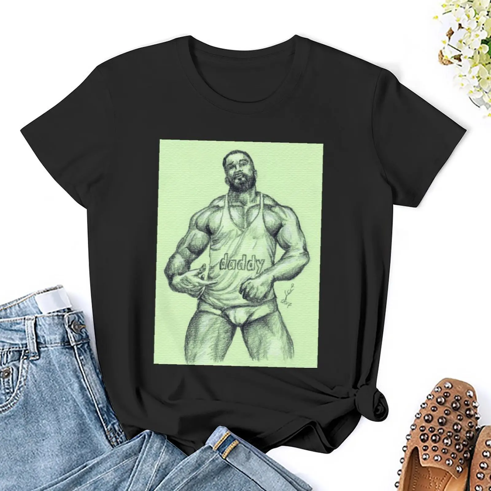 Женская одежда футболка Hoosier Daddy летняя с аниме летний топ летние блузки женская