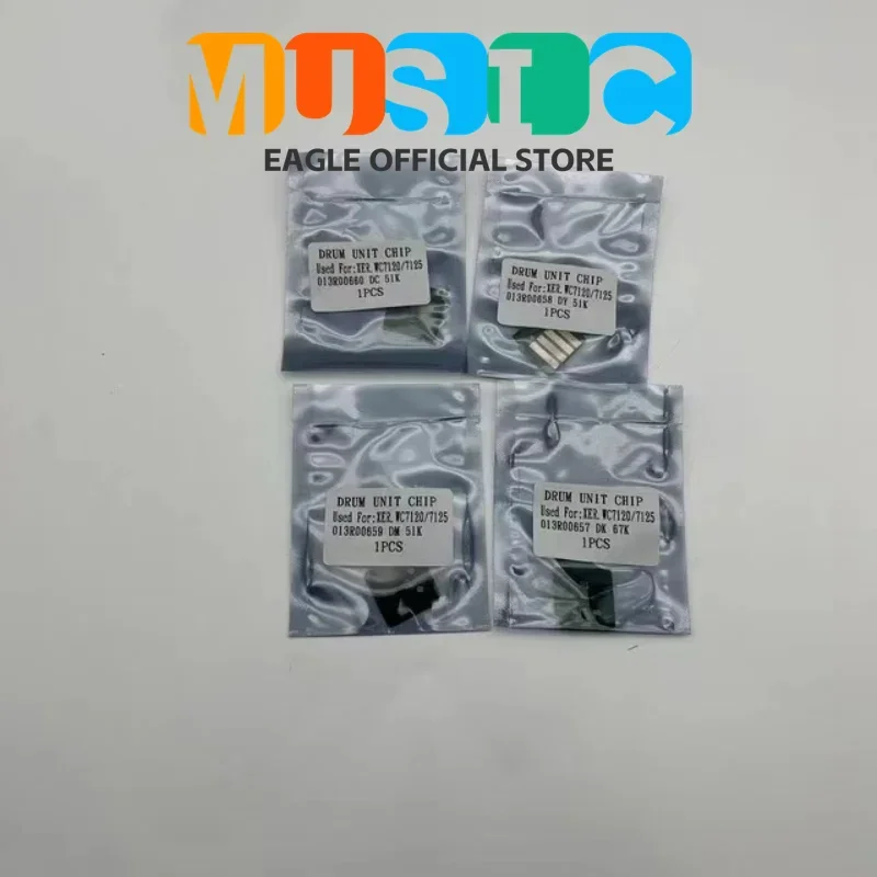1 комплект барабанного чипа 51K 67K 013R00657 013R00660 013R00659 013R00658 для Xerox WorkCentre 7120 7125 7220 7225 Чип