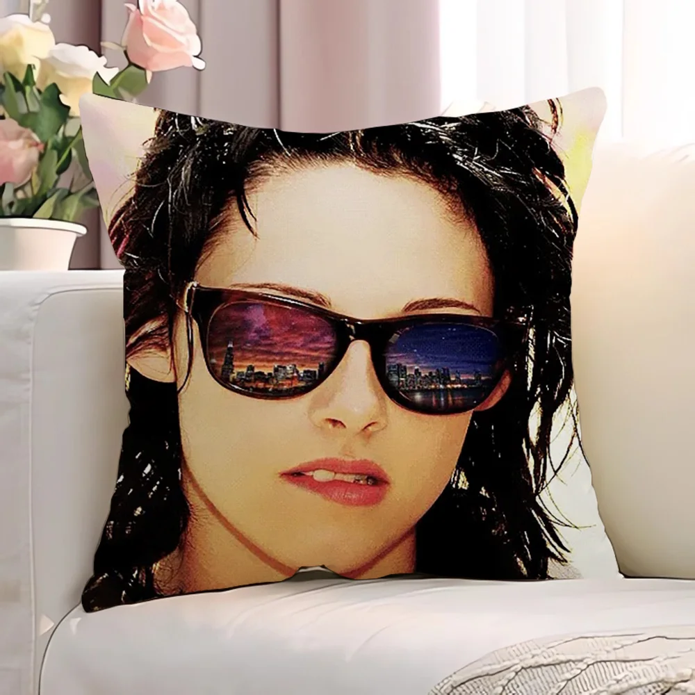 K-Kristen StewartS Плюшевые Наволочки - Декоративная Квадратная Наволочка Для Кровати 40x40