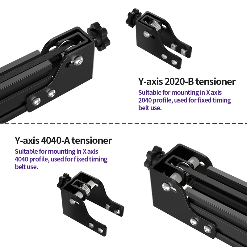2020 X axis V-слот профиль 2040 Y синхронный ремень тянущийся выпрямитель для Creality Ender 3