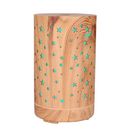 

Overseas Store 200ML Air Humidifier Essential Oil Aroma Diffuser Cold Mist Sprayer 7 Color LED Night Light For Home Bedroom