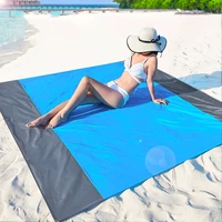 2x2 1m free shipping waterproof pocket beachblanket folding camping matmattress portable lightweight outdoor picnicsandbeach mat