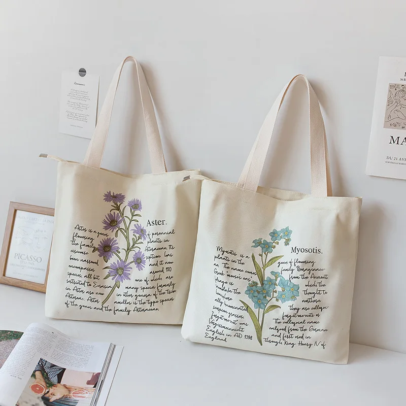 

Женская холщовая сумка-шоппер на плечо, повседневная Студенческая сумка для покупок, хлопковая тканевая дамская сумочка, экологически большие дизайнерские сумки, подарок учителю