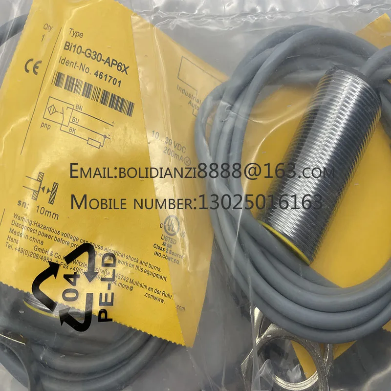 Новый датчик приближения BI10-G30-AP6X BI10-G30-AN6X/RN6X/RP6X Гарантия один год В наличии