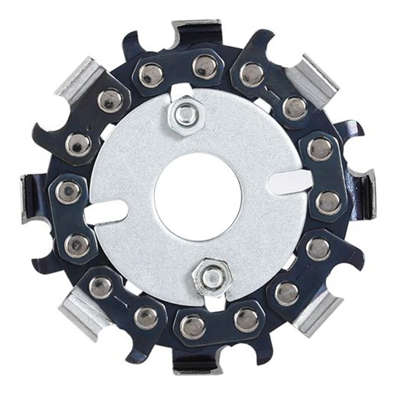 

2.5 Inch 8-Tooth Chain Disk For Angle Grinder Woodworking Chainsaw Disk Chainsaw Wood Slotting Small Saw Blade