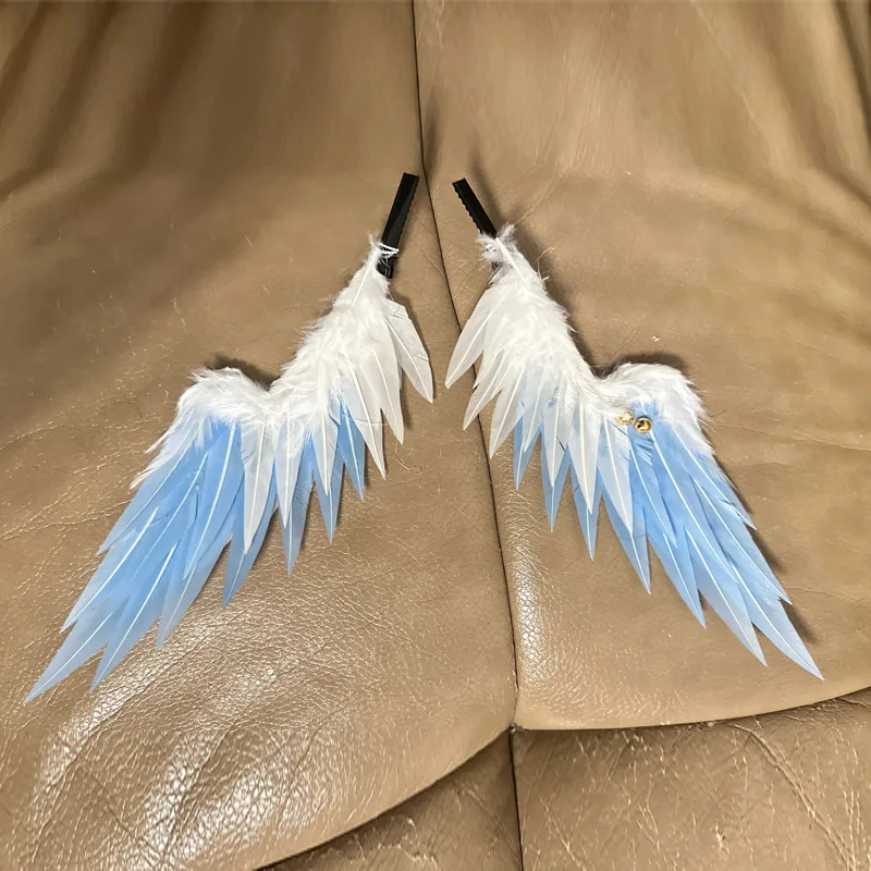 Головной убор с перьями по воскресеньям аксессуары для костюма из игры хонькай