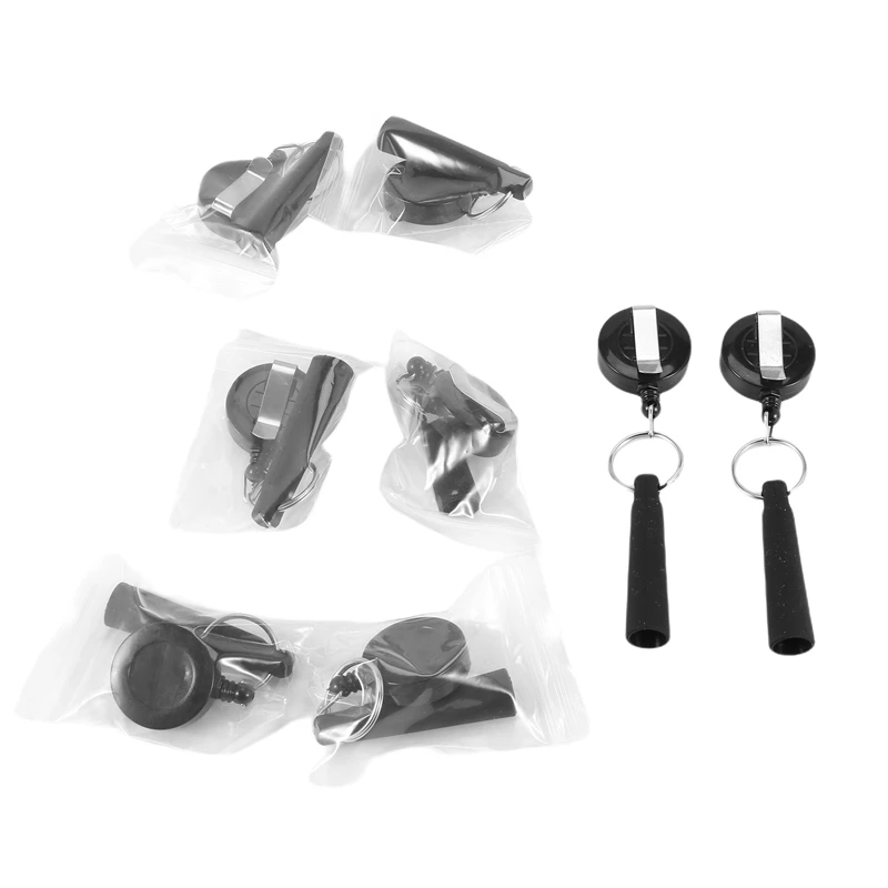 

8Pcs Elastic Silicone Retractable Pencil Holder, Duty Retractable Pull Pen for Woodwork, Retractable Keychain Pen Case