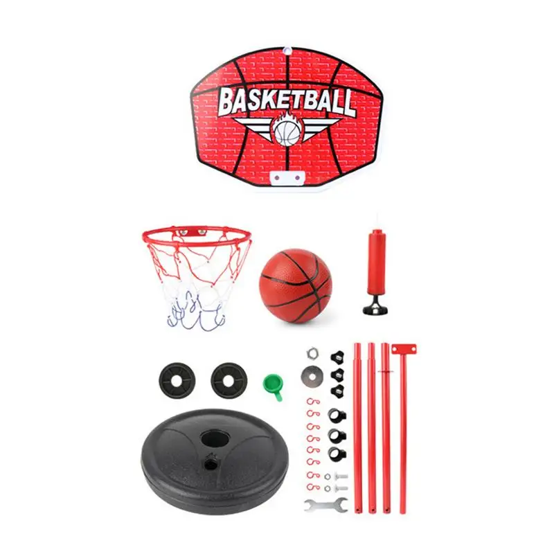 

Детская баскетбольная подставка, баскетбольная рама, веселые игрушки для детей, для дома и улицы, регулируемая по высоте