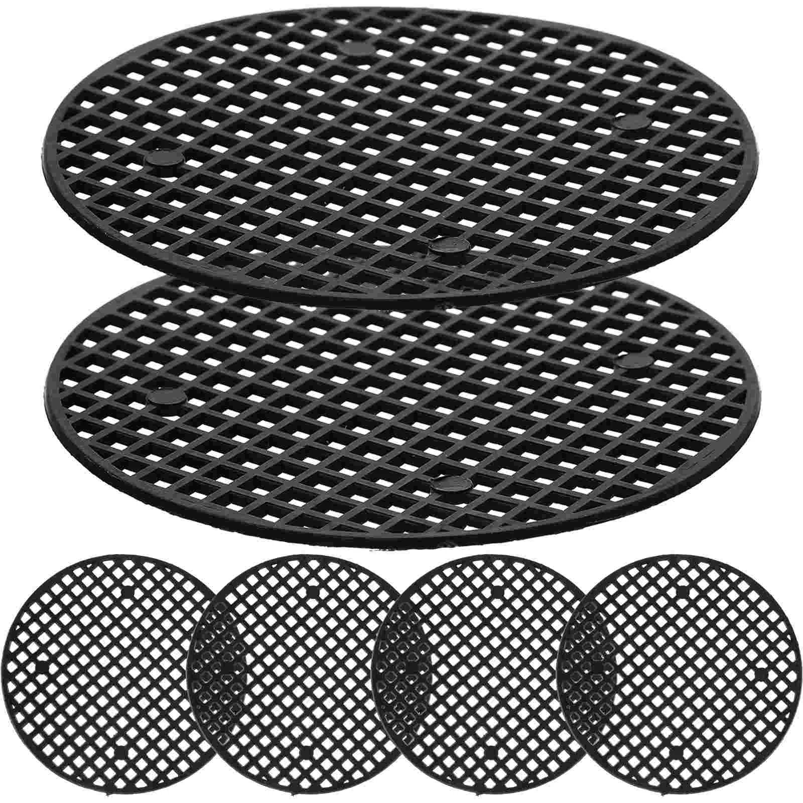 

100Pcs Gardens Pot Hole Mesh Pads Mesh Drainage Nets Pads for Planter Breathable Bonsai Mesh Grid Mat