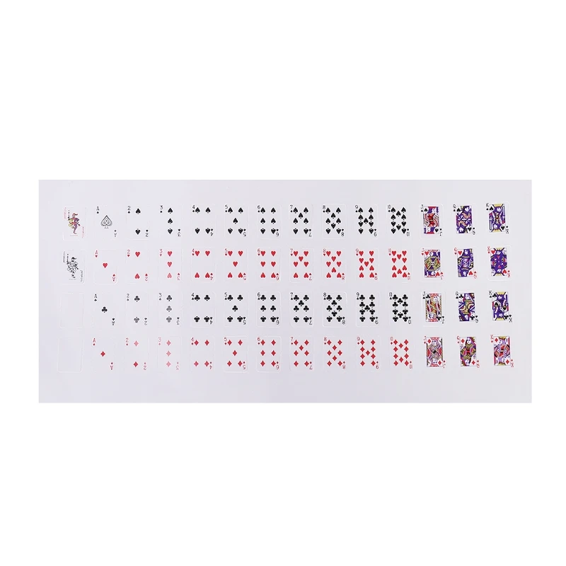 

2set Cute Miniature Dollhouse 1:12 Mini Poker Playing Cards Home Decoration Toys