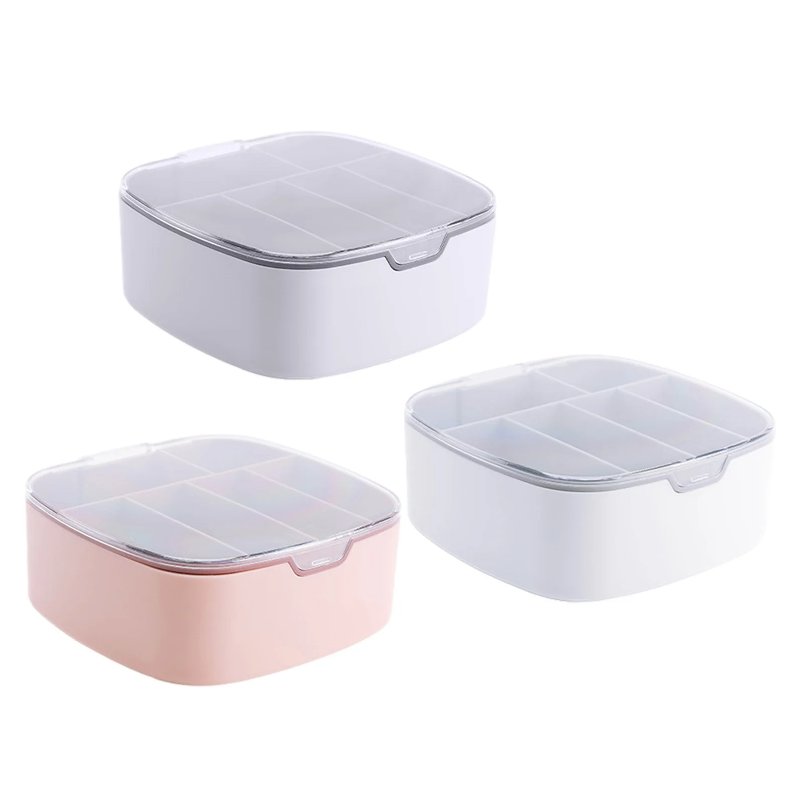 

Cable Management Box Charge Cable Management 6 Compartments Storage Box Electronics Organizer For Office Home Use Desk