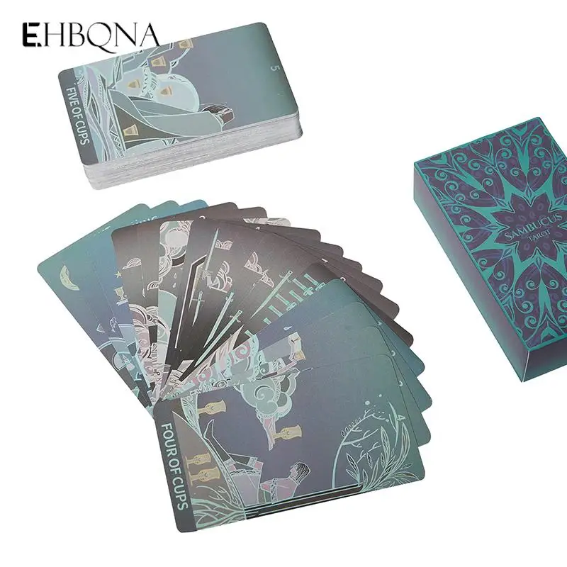 

Sambucus Tarot Deck Divination Fate 78 Sheet Card Family Playing Birthday Gift Tarot Cards English Version Tarot Deck