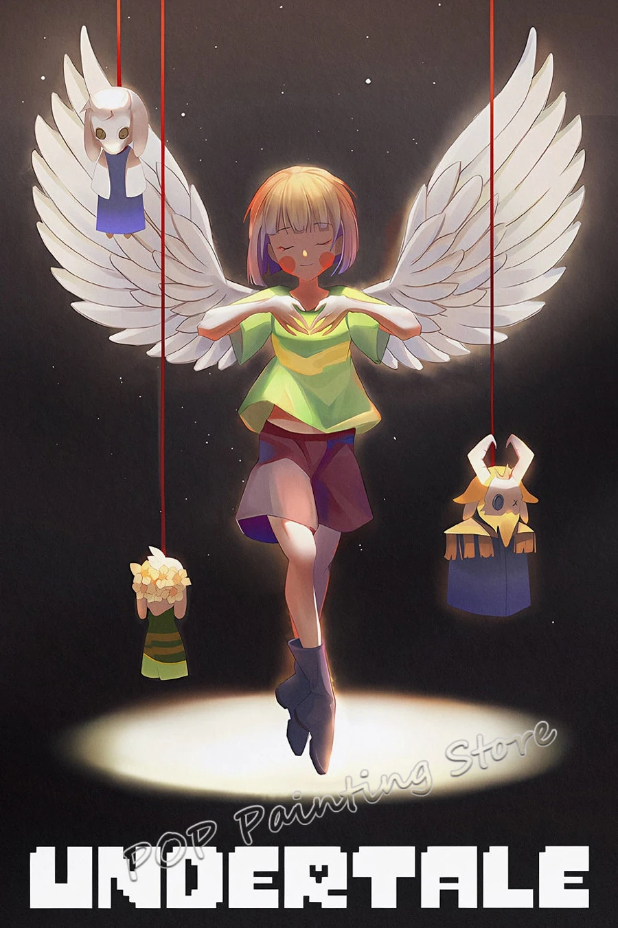 

Постер Undertale, печать на холсте