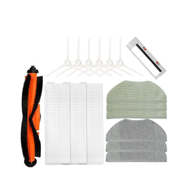 

Top Deals Replacement Parts Main Brush Side Brush Hepa Filter Mop Cloth For Xiaomi Mijia G1 Robot Vacuum Cleaner Accessories